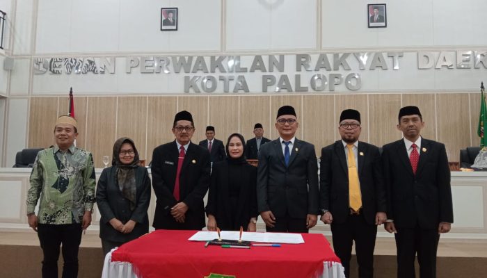 DPRD Palopo Sahkan Naili Akhmad Wali Kota dan Wakil Wali Kota Terpilih