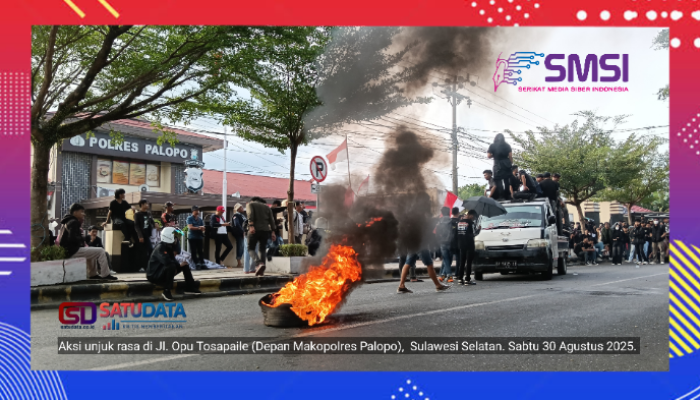 Tiga Titik Aksi Unjuk Rasa di Kota Palopo, AKBP Dedi Surya Dharma Temui Demonstran