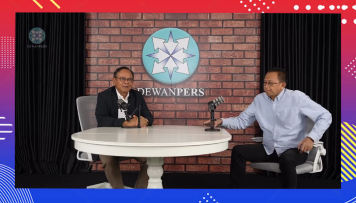 Meriahkan Hari Lahir Republik Indonesia, Ketua Dewan Pers Launching Station Podcast