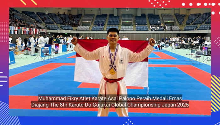 Muhammad Fikry Atlet Karate Asal Palopo Raih Medali Emas di Global Championship Japan 2025