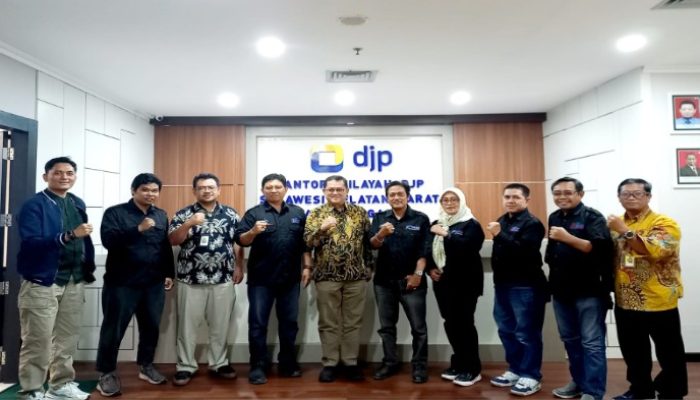 Konstituen Dewan Pers, SMSI Sulsel Silaturrahmi ke Kanwil DJP Sulselbartra