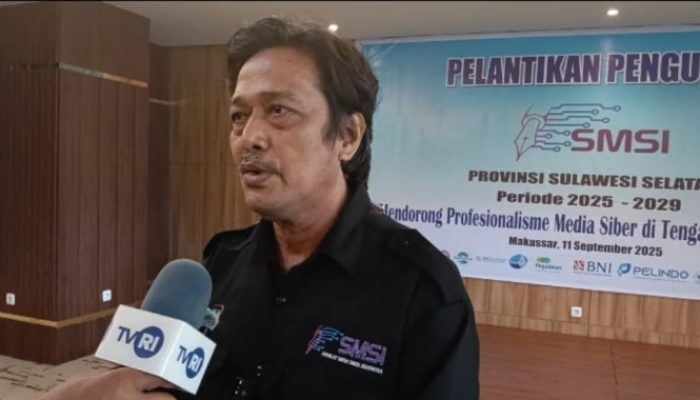 Langkah Awal Usai Dilantik, Ketua SMSI Sulsel Anwar Sanusi Lakukan Perekrutan dan Pembenahan Internal