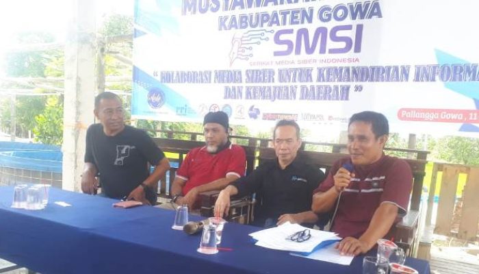 Johanis Ub Terpilih Sebagai Ketua Pertama SMSI Kabupaten Gowa