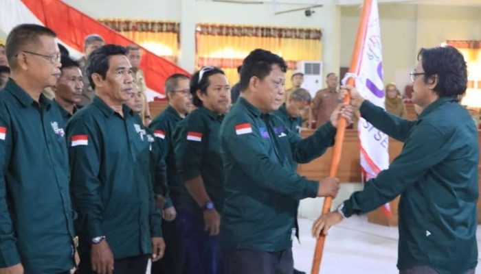 Hadiri Pelantikan Pengurus SMSI, Bupati Pinrang Berikan Dukungan Penuh