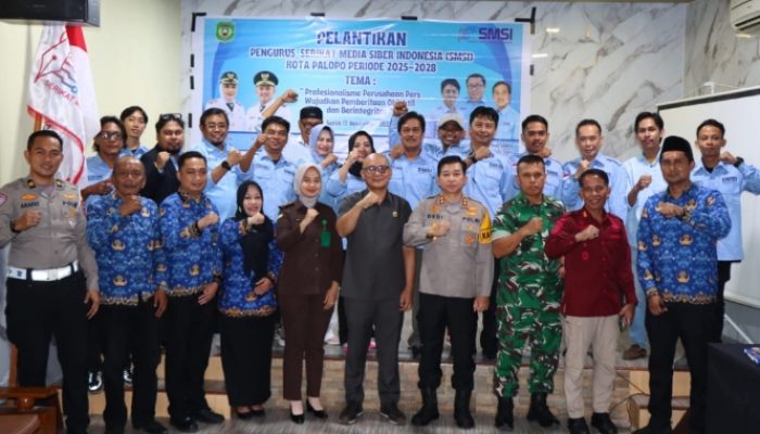 Pengurus SMSI Resmi Dilantik di Hotel Harapan, Forkopimda Palopo Siap Berkolaborasi