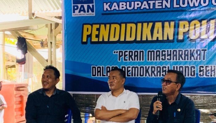 Abdul Hakim Bukara Apresiasi PAN Luwu Utara Aktif Gelar Pendidikan Politik