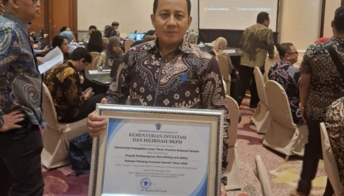 Luwu Timur Masuk 10 Besar Nasional Penyusunan Info Memo Investasi 2025