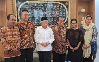 Ketum SMSI Lakukan Silaturahmi, KH Ma’ruf Amin Resmi Jadi Dewan Penasehat