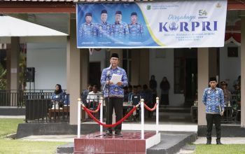 Jumail Mappile Bacakan Amanat Ketua Umum Korpri pada HUT ke-54