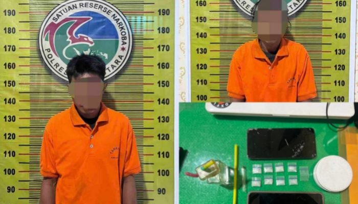 Respon Aduan di Media Sosial: Satresnarkoba Lutra Gerebek Lokasi Diduga Sarang Narkoba, Dua Pria Ditangkap