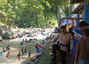 Instruksi Kapolres, Bhabinkamtibmas Murante Pengamanan di Lokasi Wisata Permandian