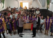 Program Minggu Kasih, Polisi Ajak Jemaat Toraja Tirowali Ciptakan Natal Aman dan Damai