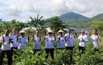 Dukung Ketahanan Pangan, Lapas Palopo Panen Sayur dan Beri Pakan Ikan di SAE