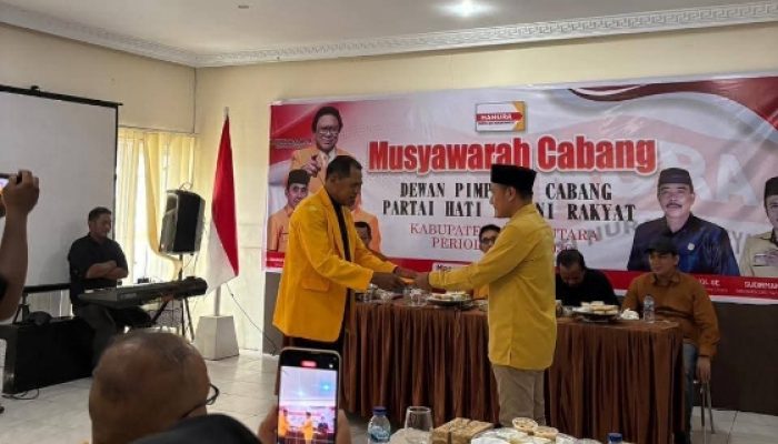 Terpilih Aklamasi, Sudirman Salomba Resmi Pimpin DPC Hanura Luwu Utara