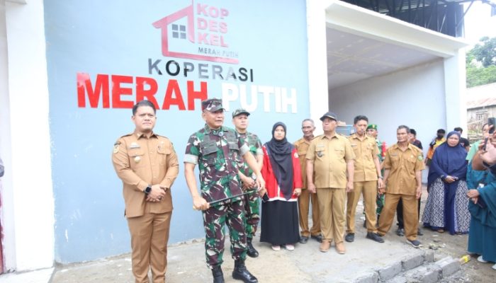 Wabup Luwu Dampingi Pangdam XIV/Hasanuddin Tinjau KDMP di Desa Tampa