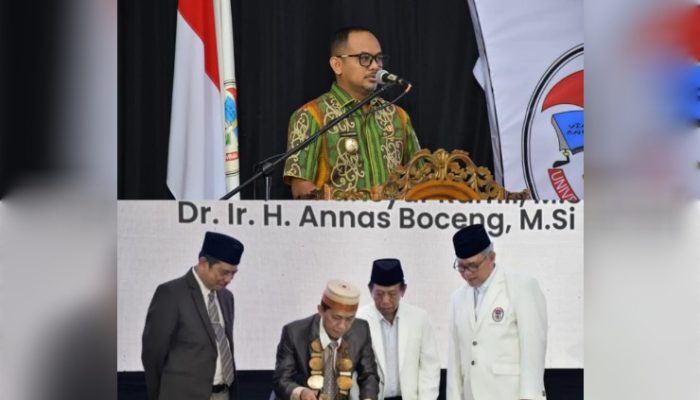 Wawali Palopo Apresiasi Kepemimpinan Anas Boceng pada Pelantikan Rektor UNANDA