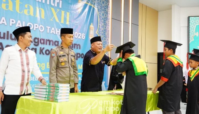 314 Santri TPA/TPQ se-Kota Palopo Diwisuda, Pemkot Dorong Pembinaan Generasi Qur’ani