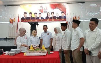 Trisal Tahir Hadiri HUT ke-18 Partai Gerindra di Palopo, Target Menang Pileg 2029