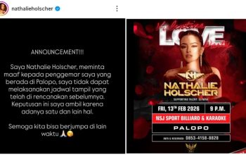 Nathalie Holscher Umumkan Batal Tampil di NSJ Billiard Palopo
