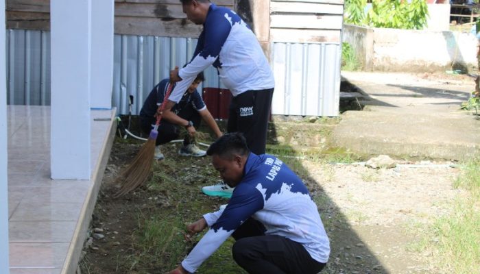 Jelang Ramadan, Lapas Palopo Bersama Warga Binaan Bersihkan Masjid Nurul Ilahi