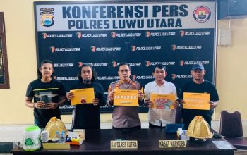 Digerebek dalam Sehari, 21 Paket Sabu Disita! Satresnarkoba Polres Lutra Ringkus Dua Terduga Pengedar