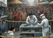 Viral Video di Medsos Rumah Terduga Pelaku Tewaskan Karyawan BRI Link di Luwu Diamuk Massa