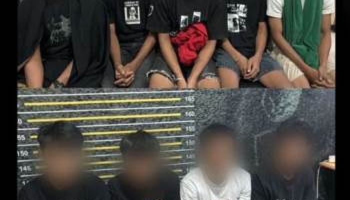 Antisipasi Tawuran, Satreskrim Polres Palopo Amankan Kelompok Pemuda dan Senjata Rakitan