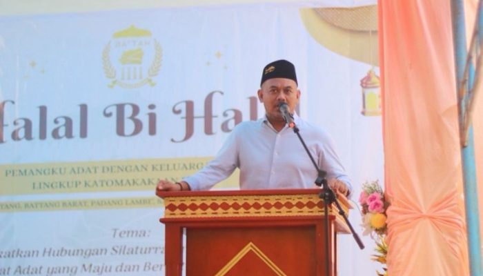 Wawali Palopo Hadiri Halal Bi Halal Pemangku Adat Katomakakaan Ba’tan