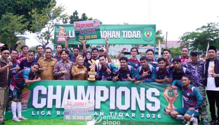 Wali Kota Palopo Hadiri Penutupan Liga Ramadan TIDAR 2026, Gaspa Palopo Juara