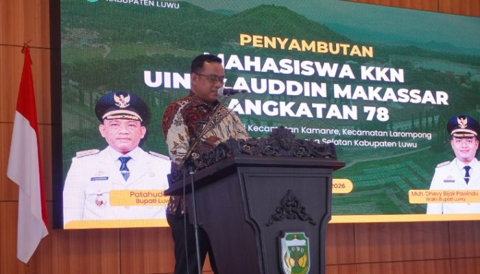 Bupati Luwu Terima 181 Mahasiswa KKN UIN Alauddin, Siap Mengabdi di Tiga Kecamatan