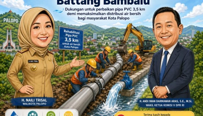 Wali Kota Palopo Perjuangkan Air Bersih, Proyek Rp23,99 Miliar Akhirnya Terealisasi