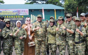 Bupati Luwu Hadiri Pembukaan Latsarmil Komcad ASN dan Kepala Desa 2026