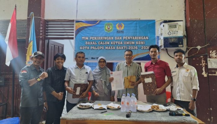 Dua Calon Ketua Umum KONI Palopo, Resmi Serahkan Berkas Pendaftaran