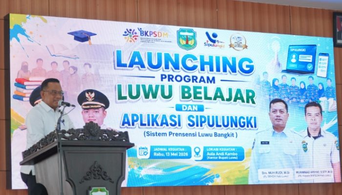 Pemkab Luwu Dorong Transformasi ASN Lewat Program Luwu Belajar dan Aplikasi  Sipulungki