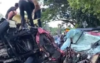 Lakalantas Di Desa Marabuana Luwu, Tiga Orang Meninggal Ditempat, Dua Lainnya Dilarikan Ke Puskesmas