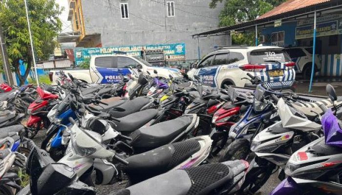 Operasi Dini Hari, Satlantas Polres Palopo Amankan 14 Unit Motor Pelanggar