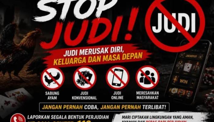 Polres Palopo Intensifkan Pemberantasan Judi, Kapolres Tegaskan Tidak Ada Ruang bagi Pelaku