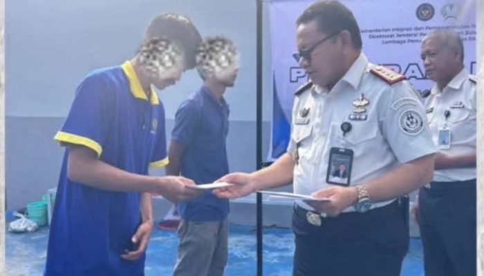 Aktif Ikuti Program Kemandirian, Warga Binaan Lapas Palopo Terima Premi
