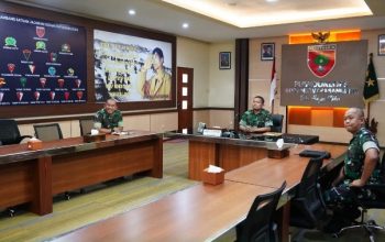 Kapoksahli Pangdam Hasanuddin Ikuti Rakor Nasional Pengendalian Karhutla 2026