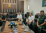 Perkuat Kemitraan Antar Lembaga Ketua PWI SulSel Terpilih, Suwardi Thahir, Silaturahmi Ke Pomdam XIV Hasanuddin