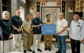 Taspen Palopo Salurkan Dana CSR Rp50 Juta kepada DLHP, Tiga Taman Kota Jadi Sasaran Revitalisasi