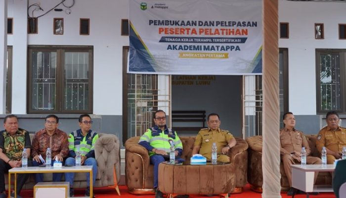 Bupati Luwu Buka Pelatihan Matappa Academy, Siapkan 90 Tenaga Kerja Lokal Bersertifikat