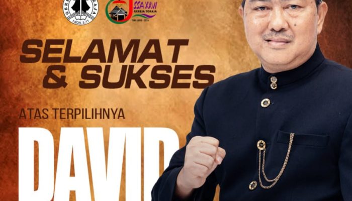 David Somalinggi Terpilih sebagai Ketua III BPS Gereja Toraja, Raih 309 Suara di SSA XXVI