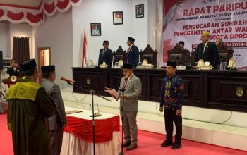 Husain Pimpin Paripurna, Andi Takdir Jufri Resmi Dilantik Jadi Anggota DPRD Luwu Utara Lewat PAW