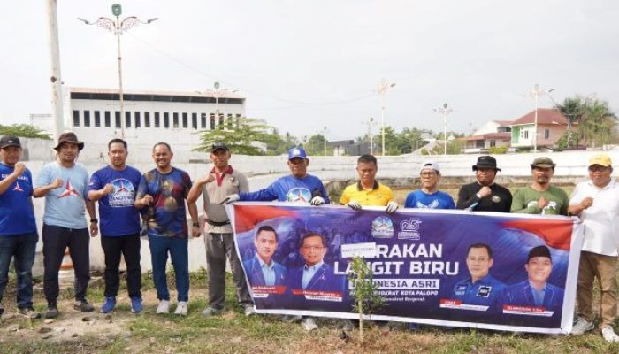 Pemkot Palopo dan Partai Demokrat Gelar Gerakan Indonesia ASRI, Libatkan Warga Bersihkan Lingkungan