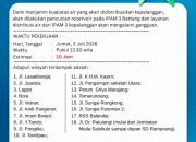 Perumda TM Palopo Cuci Reservoir IPAM 3 Battang, Layanan Air Bersih Terganggu Hingga 10 Jam