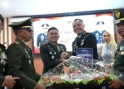 HUT Bhayangkara ke-80, Dandim 1403 Palopo Beri Kejutan Tumpeng untuk Kapolres Luwu Timur