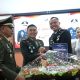HUT Bhayangkara ke-80, Dandim 1403 Palopo Beri Kejutan Tumpeng untuk Kapolres Luwu Timur