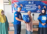 HUT ke-25 Demokrat, DPC Luwu Utara Salurkan 150 Paket Sembako untuk Warga Kurang Mampu