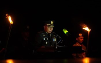Jelang HUT RI ke-81, Dandim 1403 Palopo Pimpin Renungan Suci di TMP Palopo
